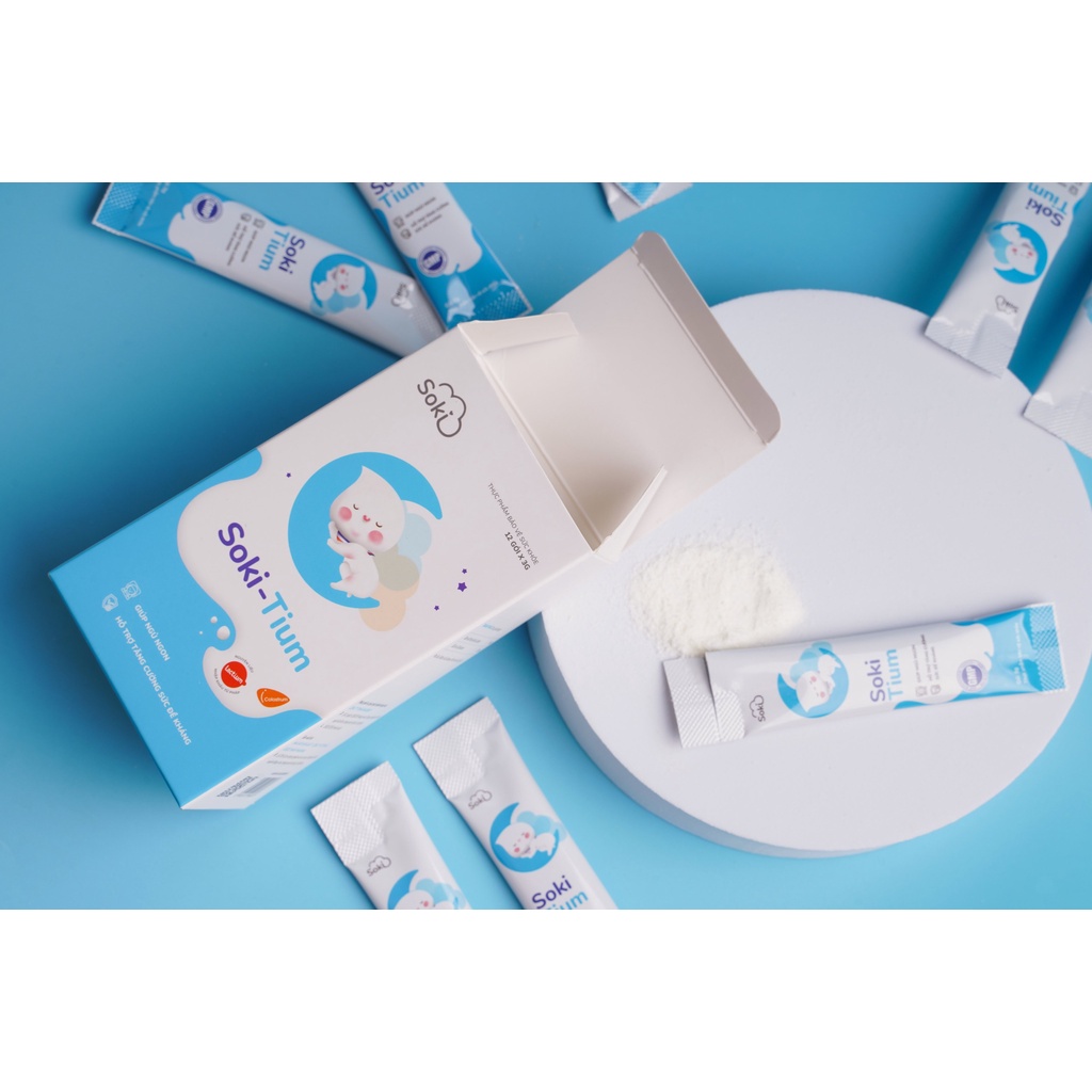 Sữa Ngủ Ngon SOKI TIUM - GIÚP BÉ NGỦ NGON HƠN, SÂU GIẤC