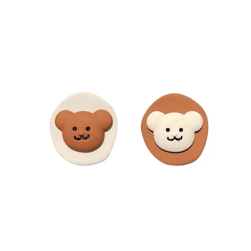 Bông Tai Hình Gấu Tròn Dễ Thương Thời Trang 2022 Cho Nữ