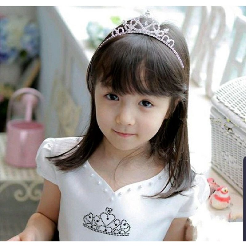 Vương miện cô dâu đính đá pha