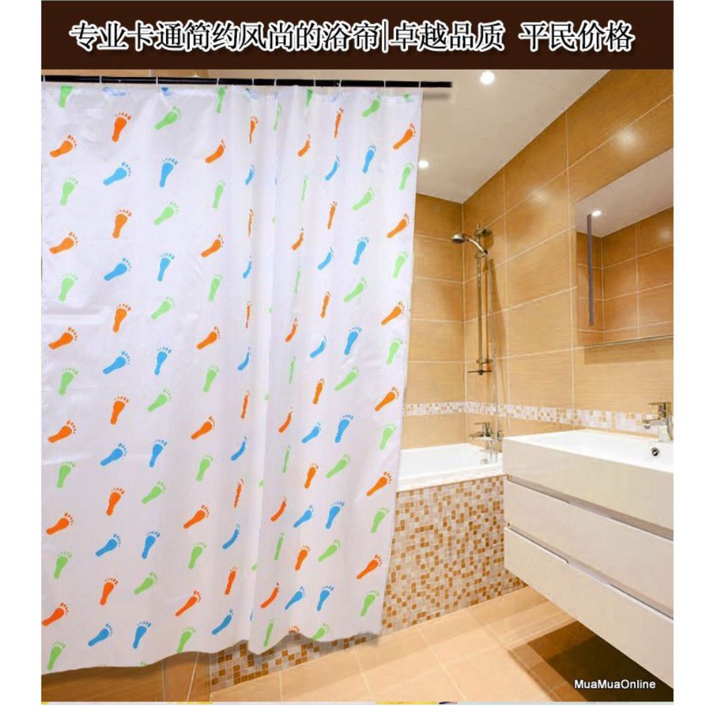 Rèm Che Nhà Tắm, Cửa Sổ Chống Thấm Nước Bám Bẩn 180x180cm
