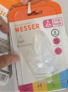Bình sữa và núm Wesser cổ hẹp 60ml/140ml/250ml