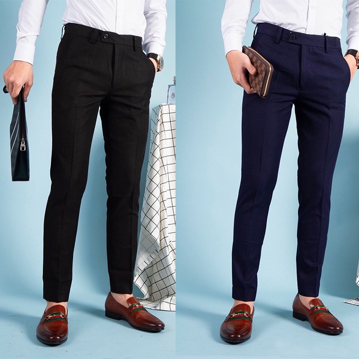 [ Quần sịn ] Combo 2 quần tây nam vải sịn màu tự chọn | BigBuy360 - bigbuy360.vn