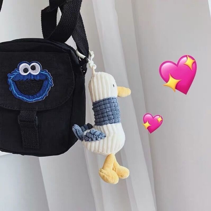 Móc Khóa Vịt Nhồi Bông Dễ Thương