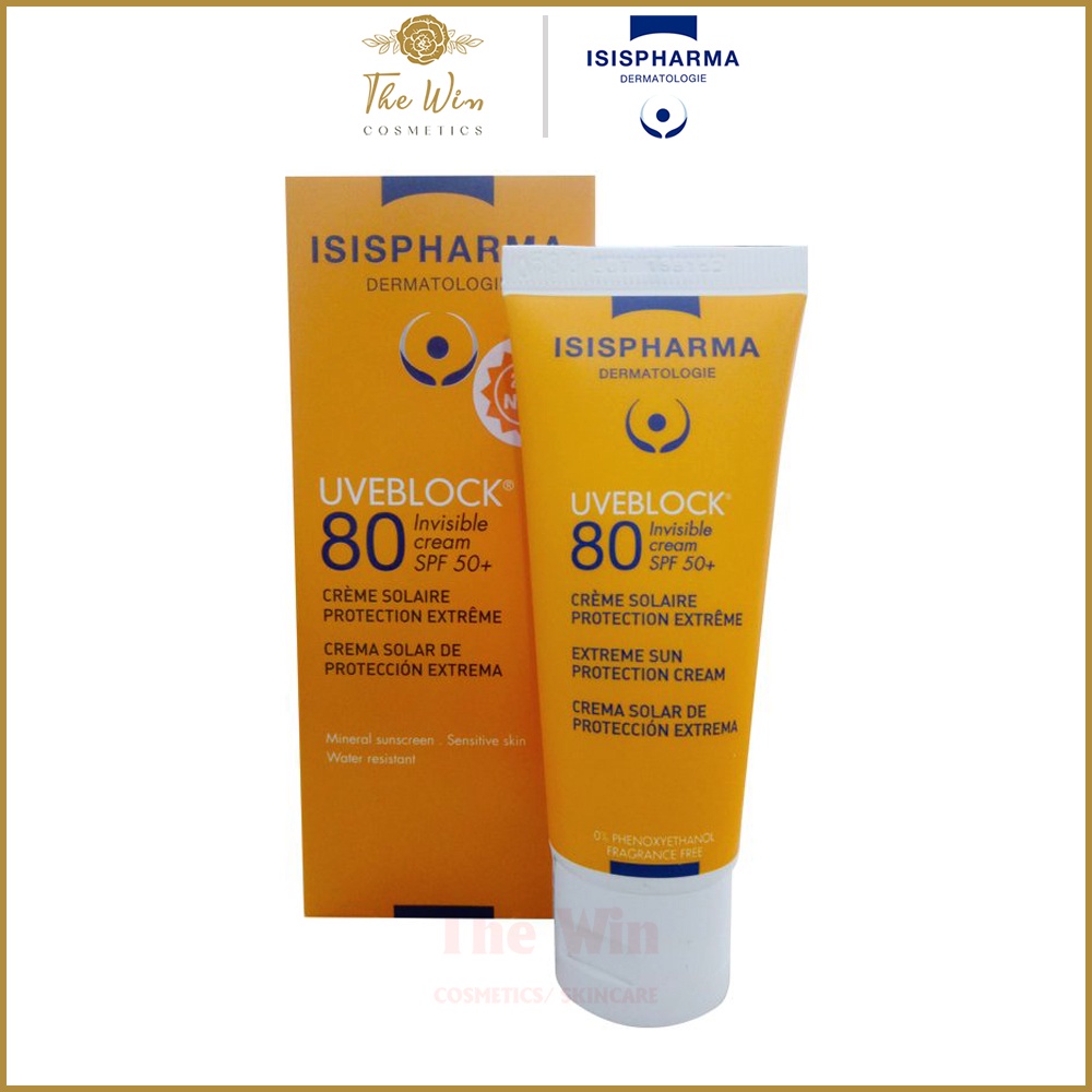 Kem chống nắng cho da thường Uveblock 80 - ISIS Pharma 40ml