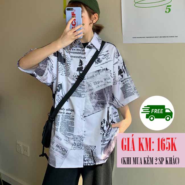 [SẴN] Áo sơ mi Ulzzang Quảng Châu ASM13