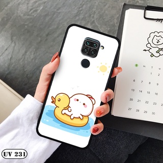 Ốp lưng nhám in hình 3D Xiaomi Redmi Note 9