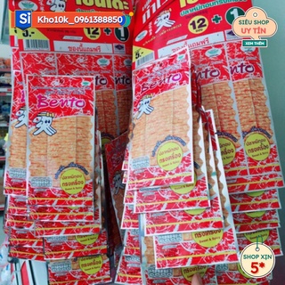 Sỉ 12 Gói mực bento thái lan/dây mực bento đỏ/xanh/cam