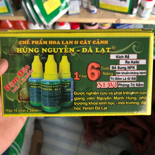 chế phẩm hùng nguyễn chuyên dùng cho hoa lan và cây cảnh ( Bộ 2 chai )
