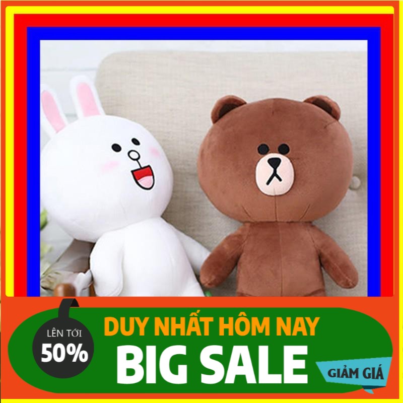 [RẺ VÔ ĐỊCH] Gấu Bông Brown or Gấu Bông thỏ cony size 40cm HÀNG CAO CẤP 2021 2021