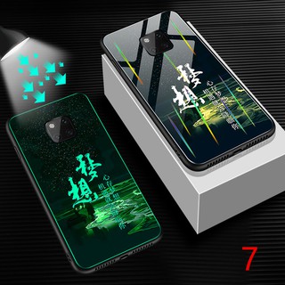 Ốp điện thoại kính cường lực dạ quang cho huawei mate 20 Pro