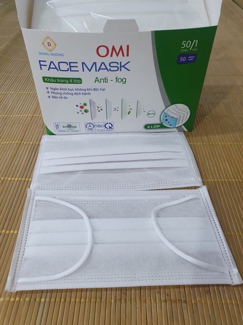 Khẩu Trang Y Tế 4 Lớp( Hộp 50 Chiếc) | BigBuy360 - bigbuy360.vn