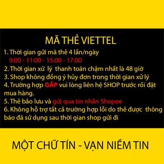 Mã Thẻ Viettel 50.000