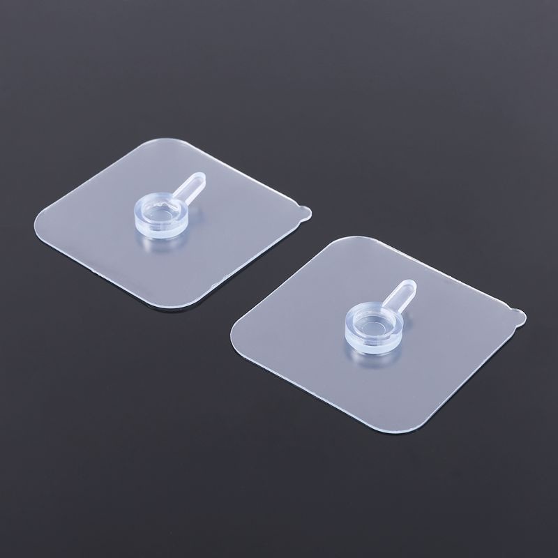 Bộ 2 Giá Đỡ Móc Treo Đồ Dán Tường Tự Dính Chắc Chắn