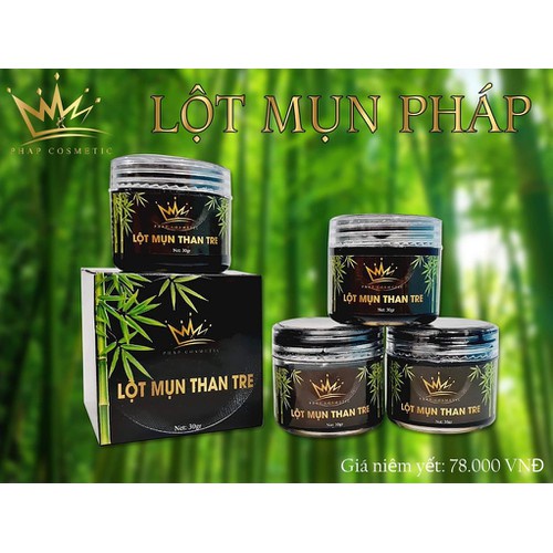 Gel lột mụn than tre, gel hút mụn Phap 30gr