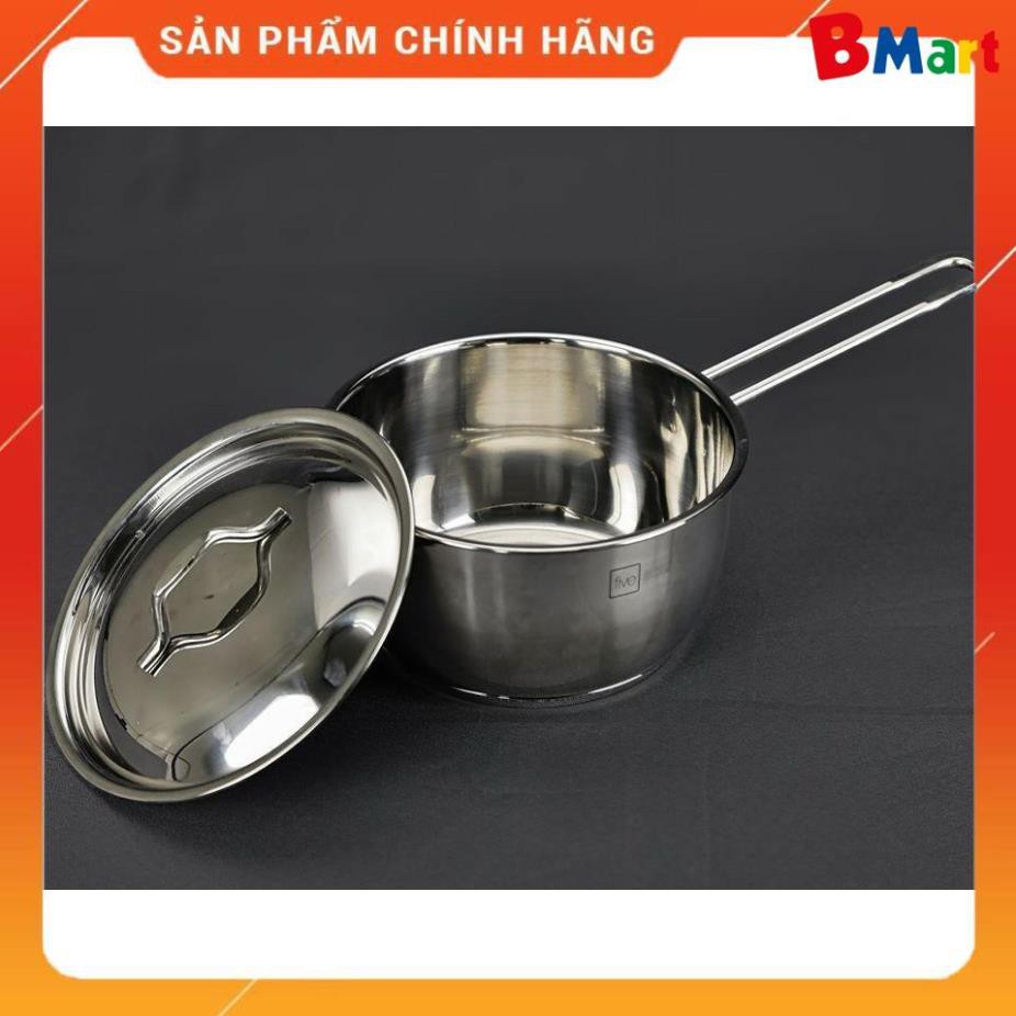 [FreeShip]  Bộ nồi FIVESTAR 5 chiếc 3 đáy nắp inox  - BM