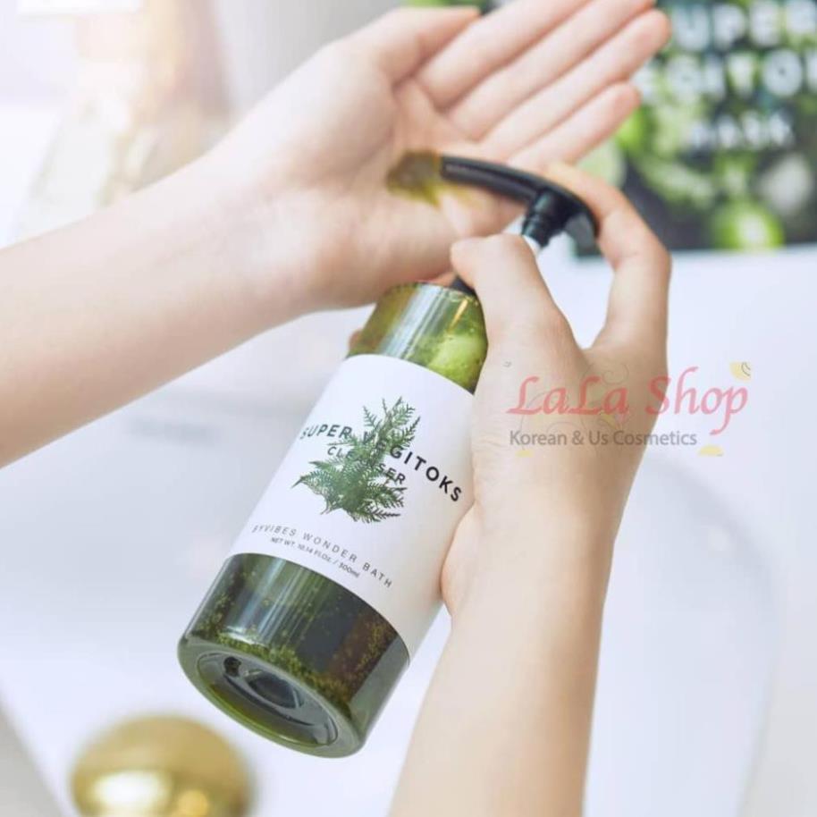 Sữa Rửa Mặt Rau Củ Thải Độc Super Vegitoks Cleanser- Làm sạch sâu, an toàn cho mọi loại da - 300ml | BigBuy360 - bigbuy360.vn