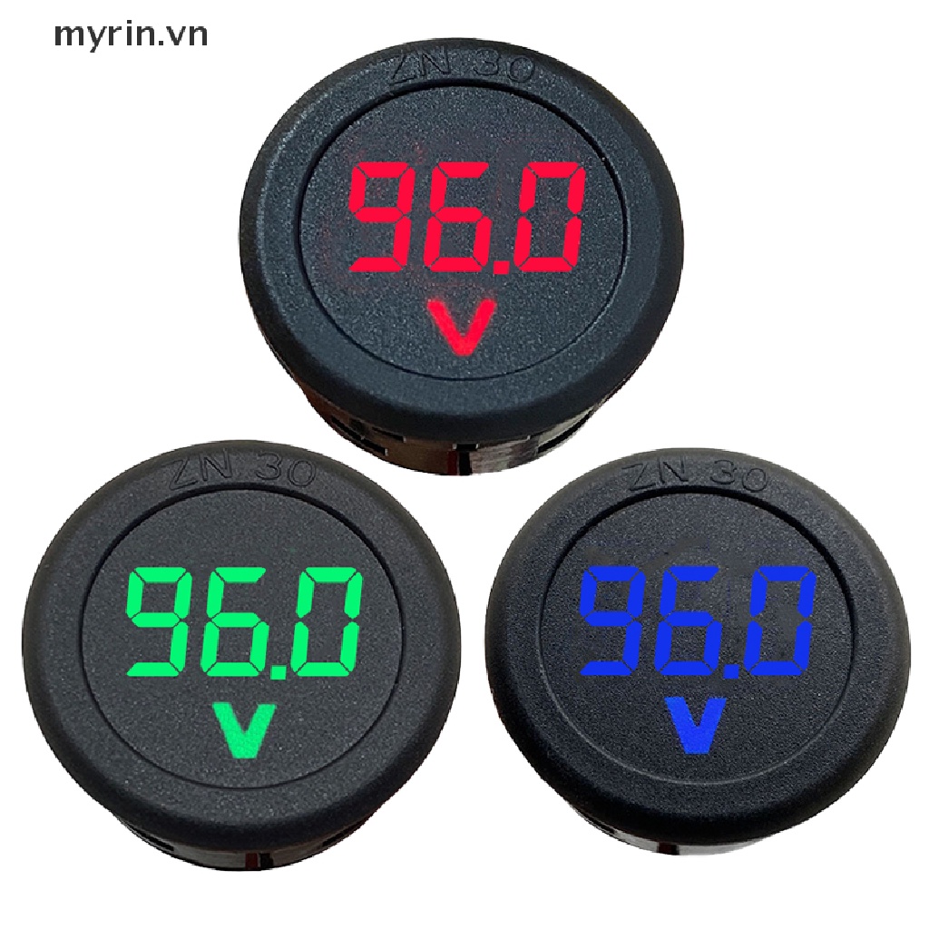 Vôn Kế Kỹ Thuật Số Màn Hình LED DC 5-100V