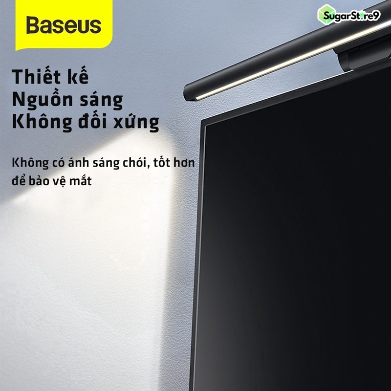 Đèn LED Máy Tính - Đèn Gắn Màn Hình Bảo Vệ Mắt Baseus i-Work Series (3 Chế Độ Sáng,Chống Ánh Sáng Xanh,Lắp Dễ Dàng)