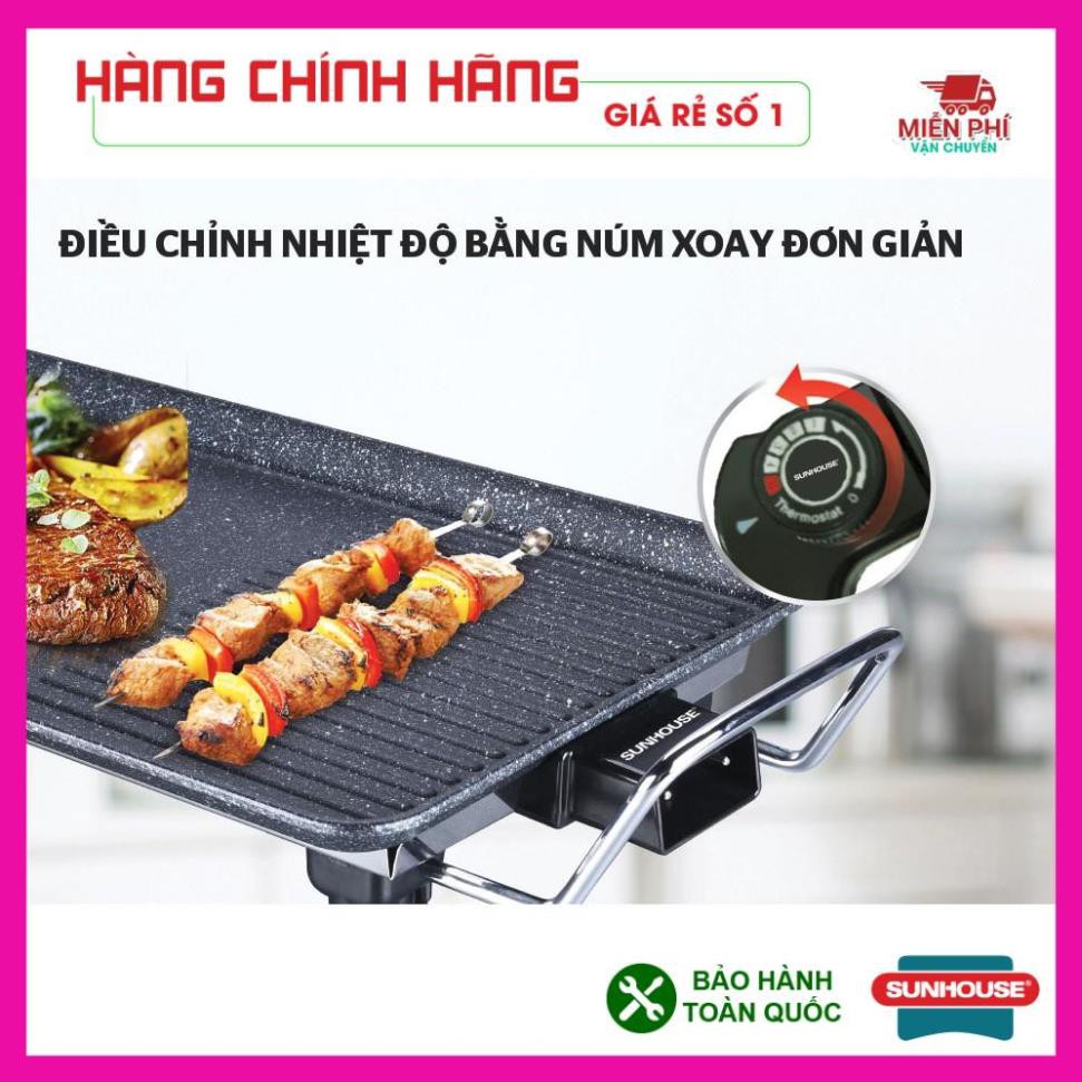 Bếp nướng điện SUNHOUSE SHD4607, Bếp nướng Sunhouse SHD4607 tốc độ nướng nhanh, tiết kiệm điện năng.