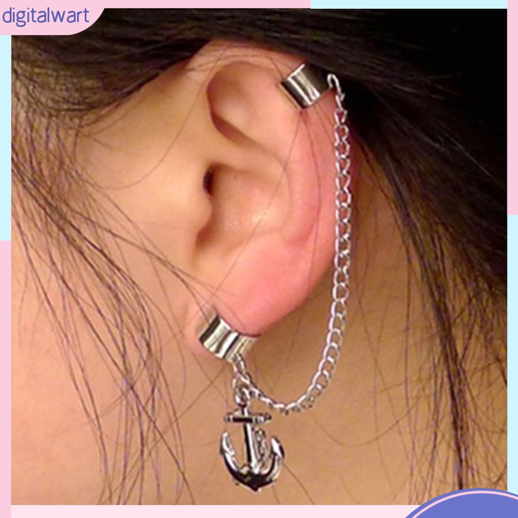 Khuyên Kẹp Vành Tai Nữ Trang Dáng Dài Tạo Hình Độc Đáo