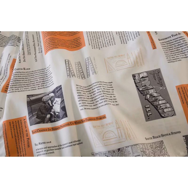 Áo Sơ Mi Tay Dài In Họa Tiết Tờ Báo Độc Đáo Cho Nam Nữ | BigBuy360 - bigbuy360.vn