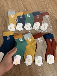 SET 10 ĐÔI TẤT KID 19 CHO BÉ