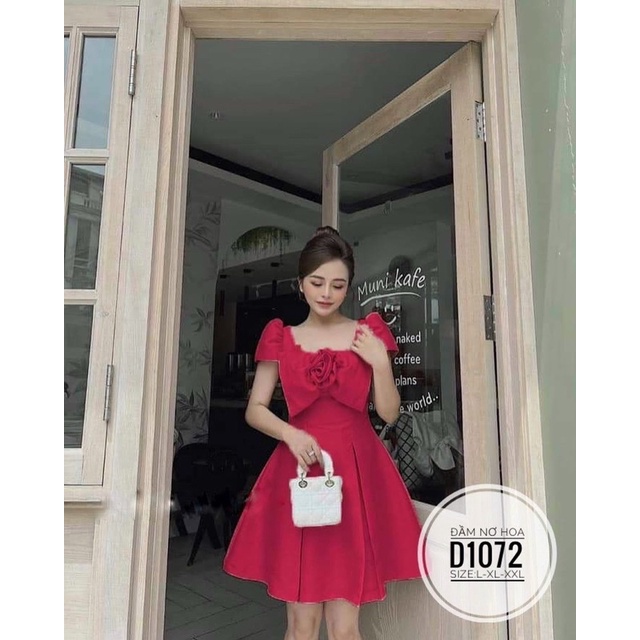 [ CHUBBY BIGSIZE ] ĐẦM NƠ HOA BIGSIZE