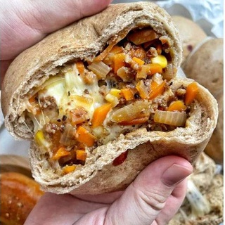 bánh bao nguyên cám bò phô mai ( 4 bánh)