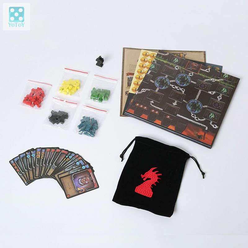 Clank boardgame: Trò chơi Clank! boardgme: a deck building adventure – game chiến thuật tiếng anh bản đẹp