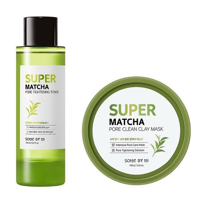 Combo Toner + Mặt Nạ Đất Sét Super Matcha Some By Mi Fullsize