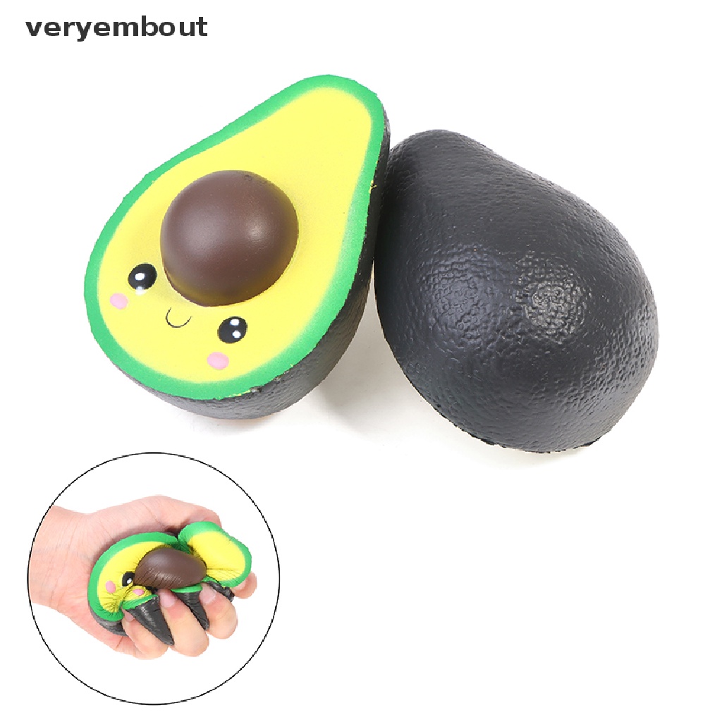 1 đồ chơi squishy hình quả bơ mềm mại giúp giảm căng thẳng