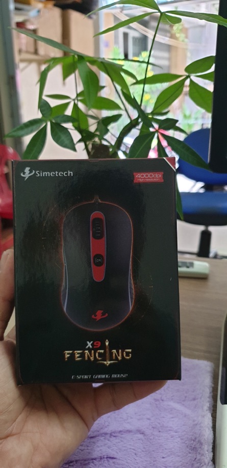 Chuột Gameming Simetech X9 Dây Dù, Led Đổi Màu Siêu Đẹp