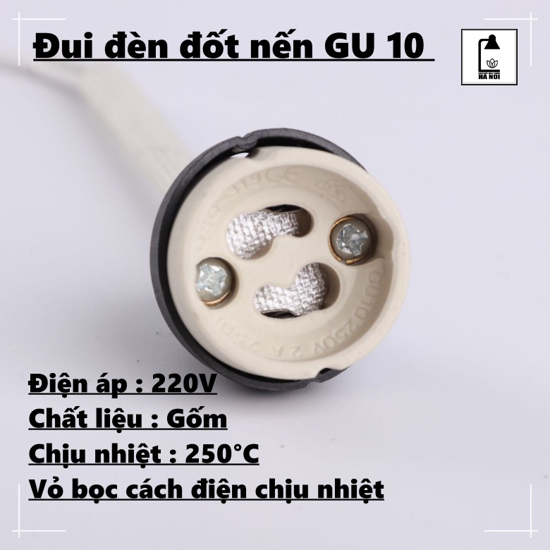 Bóng đèn Halogen GU10 35W, 50W - Sử dụng cho đèn đốt nến thơm, phụ kiện nến yankee, Bath and body works