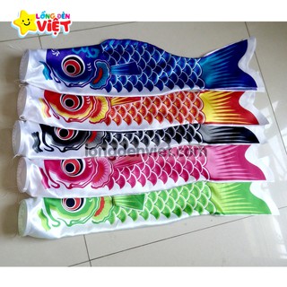 Cờ cá chép Nhật Bản Koinobori 1m trang trí lễ hội, quán ăn