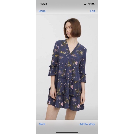 Thanh lý đầm hoa Vero Moda