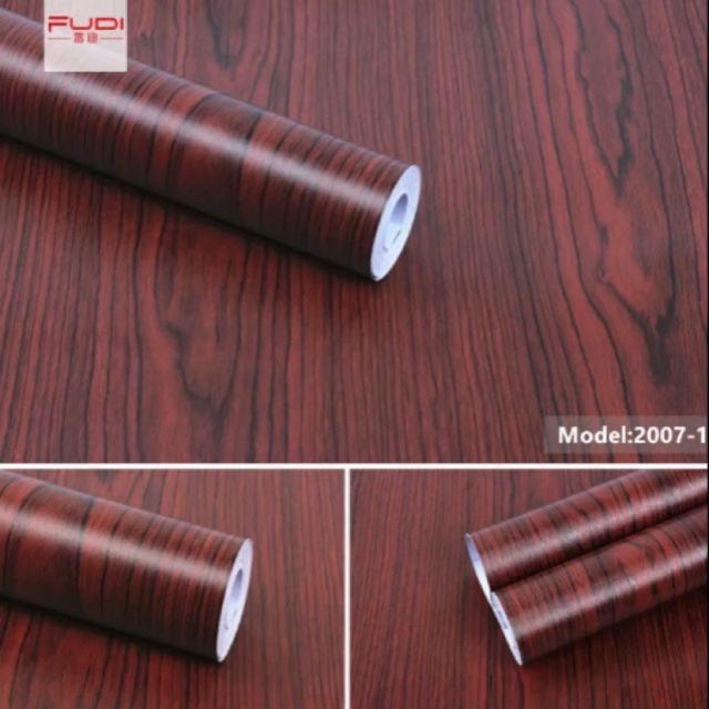 Giấy dán tường Vân gỗ ( có keo) khổ 60cm x 1m
