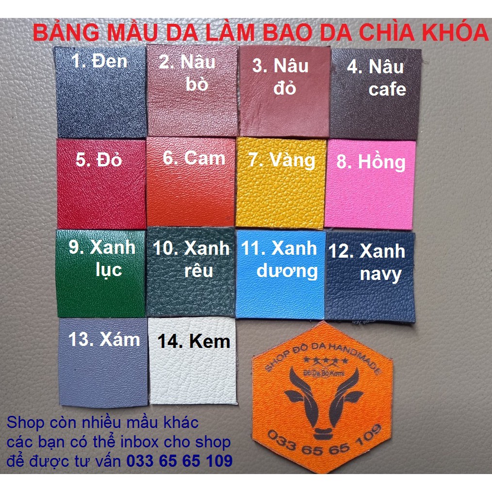 [Chất] Bao da chìa khóa cơ Toyota Innova, Vios, Yaris, Altis, Fortuner, Hilux, Camry da bò, giá xưởng, khắc tên miễn phí