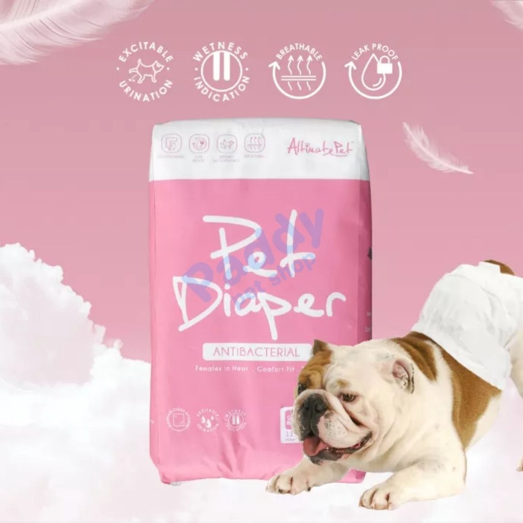 Tã Quần Altimate Pet Diaper Cao Cấp Cho Chó Mèo (Túi Hồng)