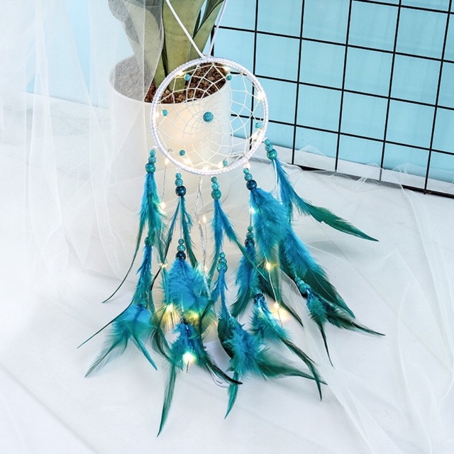 Nguyên liệu làm dreamcatcher tặng đèn led