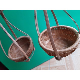 Quang gánh tre trang trí, đựng món ăn