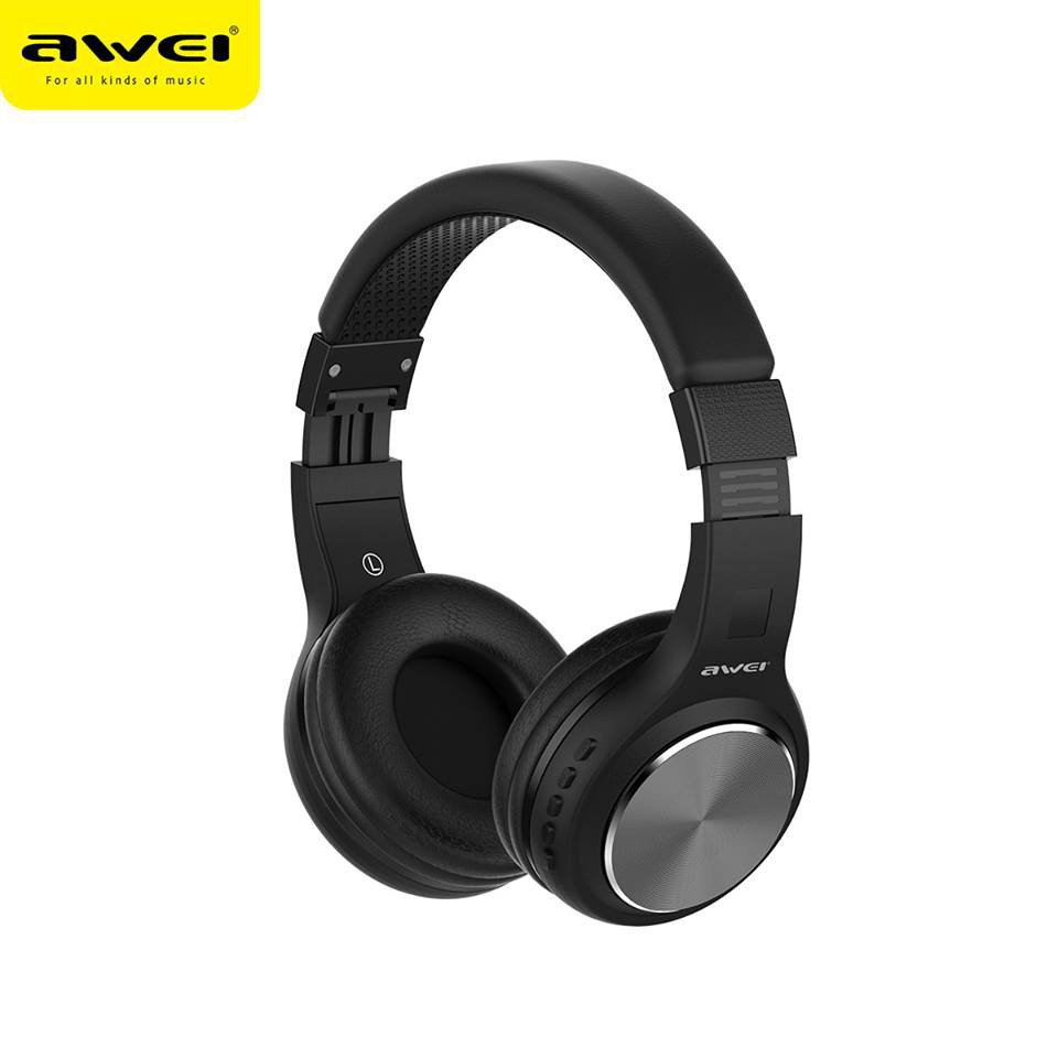 Tai Nghe Bluetooth AWEI A600BL Chơi Call Of Duty, PUBG, Siêu Bass, Có Mic Thoại, Có Thể Gập Lại Được