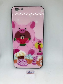 Ốp lưng thời trang mặt lưng kính cho iphone 6 plus/6s plus