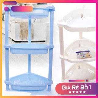Kệ góc nhà tắm tam giác 2 tầng 3 tầng nhựa Việt Nhật | Kệ để đồ phòng tắm