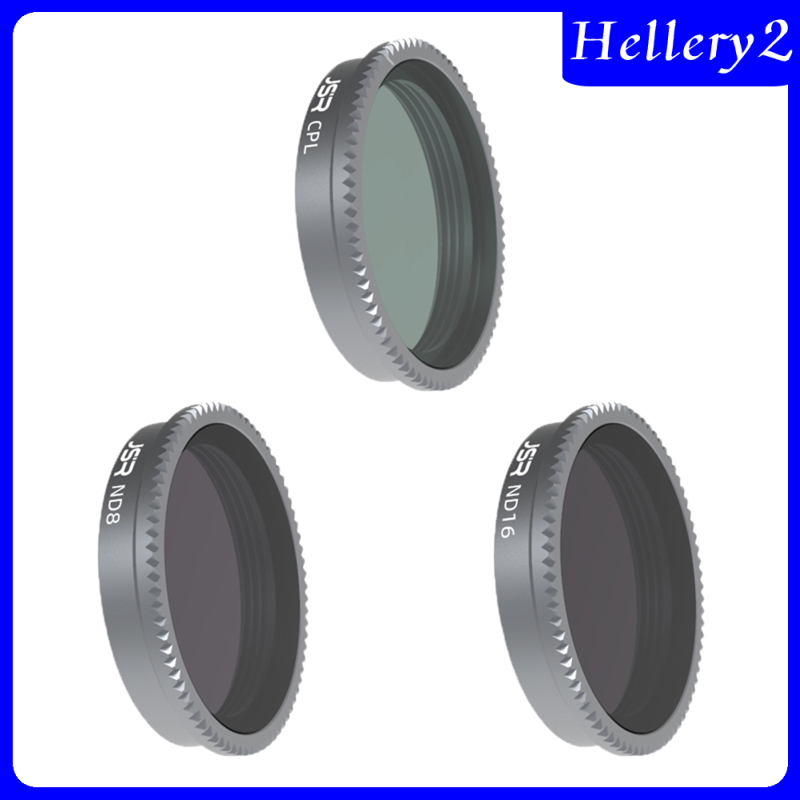 [HELLERY2]3-pack Lens Filters CPL+ND8+ND16 for Insta360 GO 2 Accessories Durable