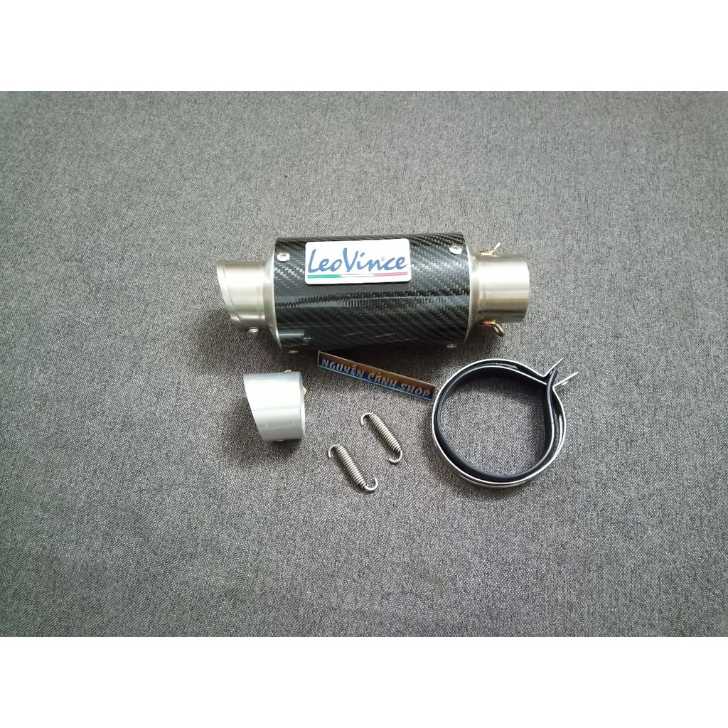 Pô leovince ngắn có tiêu tiện giảm thanh hình xéo