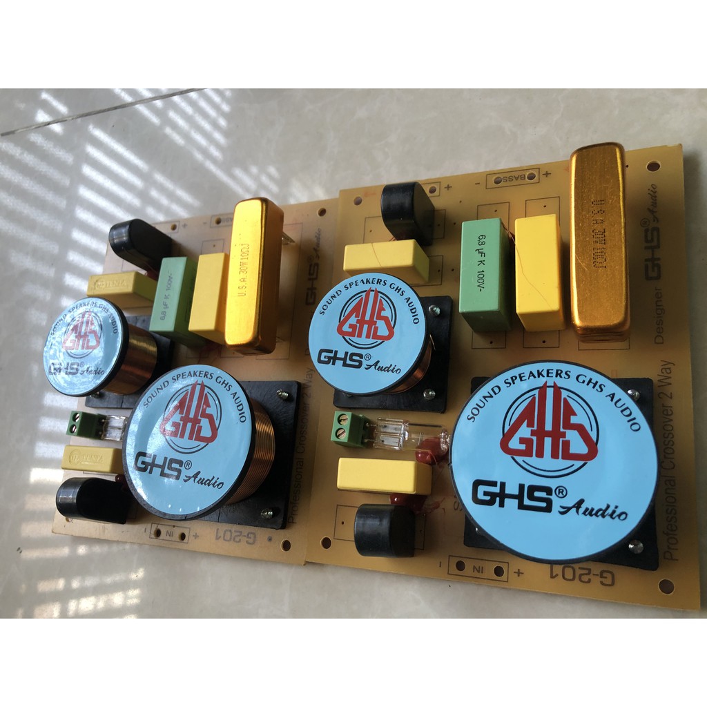 Phân tần loa GHS 1 bass 1 treble cao cấp G-201