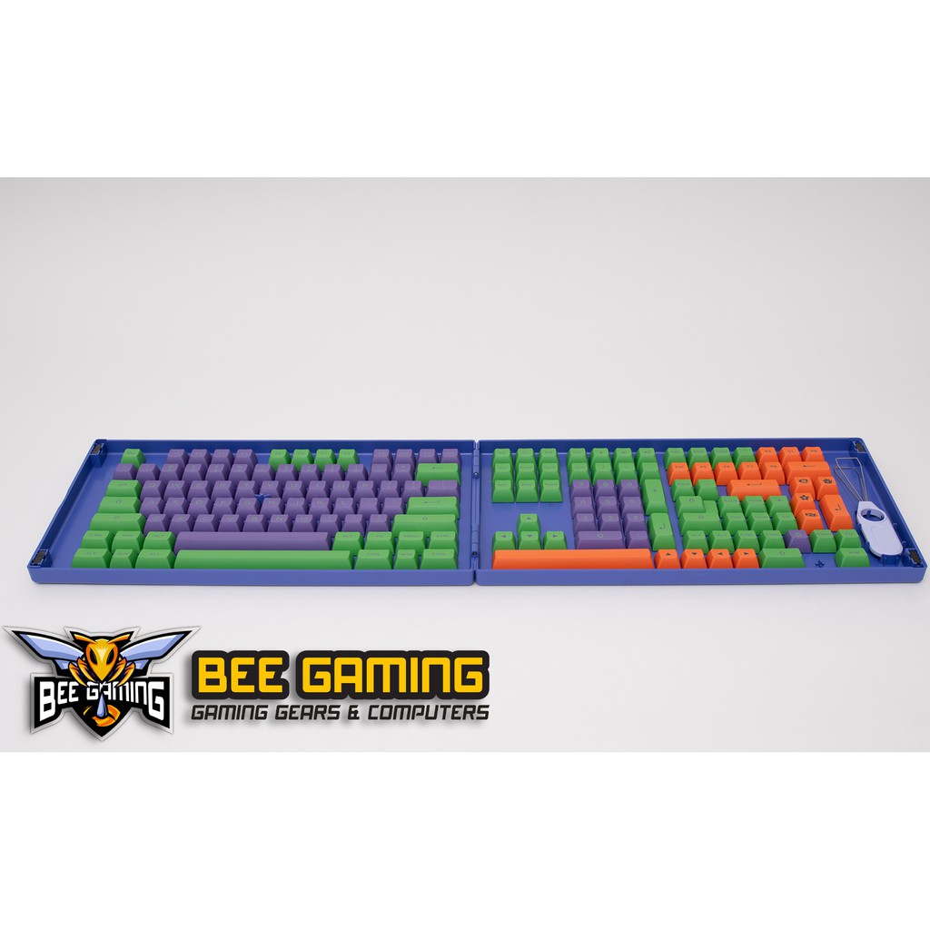 [Mã SKAMSALE03 giảm 10% đơn 200k] Bộ Keycap AKKO EVA-01 dành cho phím cơ (Chất liệu PBT Double-Shot, 158 nút)