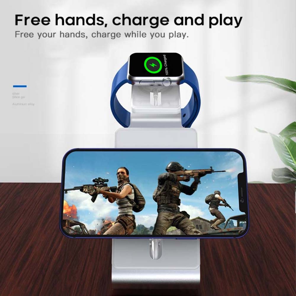 Đế Sạc Không Dây 2 Trong 1 Cho Iphone 12 Series