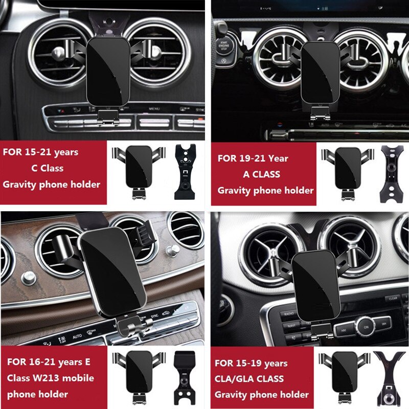 Giá Đỡ Điện Thoại / Thiết Bị Định Vị GPS Gắn Lỗ Thông Gió Xe Hơi Mercedes Benz CLA GLA GLB A B C E X156 C117 W176 W177 W205 W213