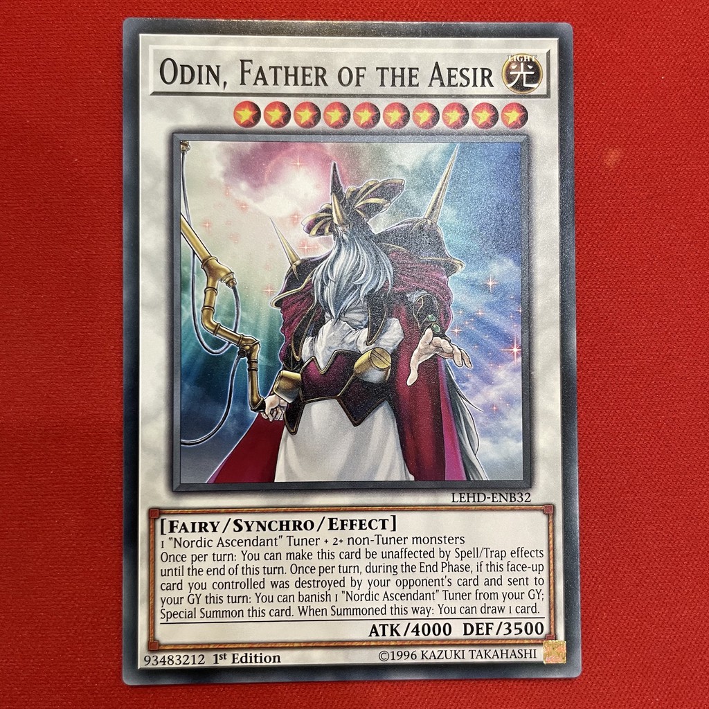 EN-JP]Thẻ Bài Yugioh Chính Hãng] Odin, Father of the Aesir